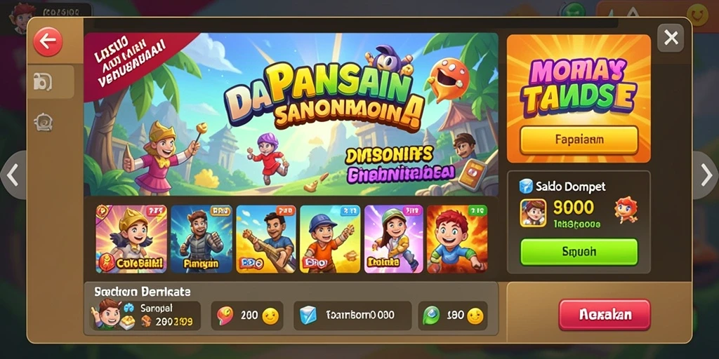 Tampilan antarmuka yang menarik dan mudah digunakan.