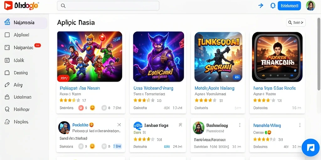 Screenshot ini menunjukkan tampilan awal permainan yang menarik.