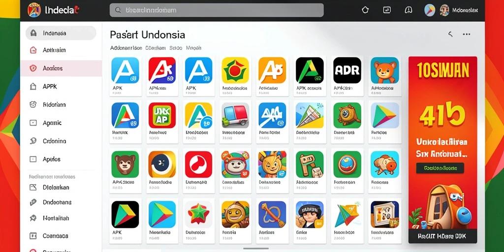 Tampilan menu utama yang intuitif dan menarik.