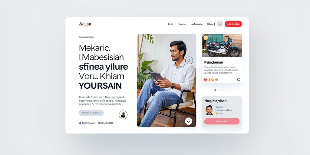 Tampilan awal yang menarik dan intuitif.