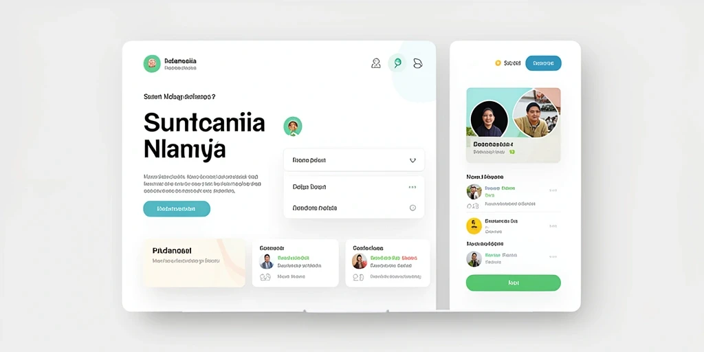 Tampilan antarmuka yang bersih dan user-friendly.
