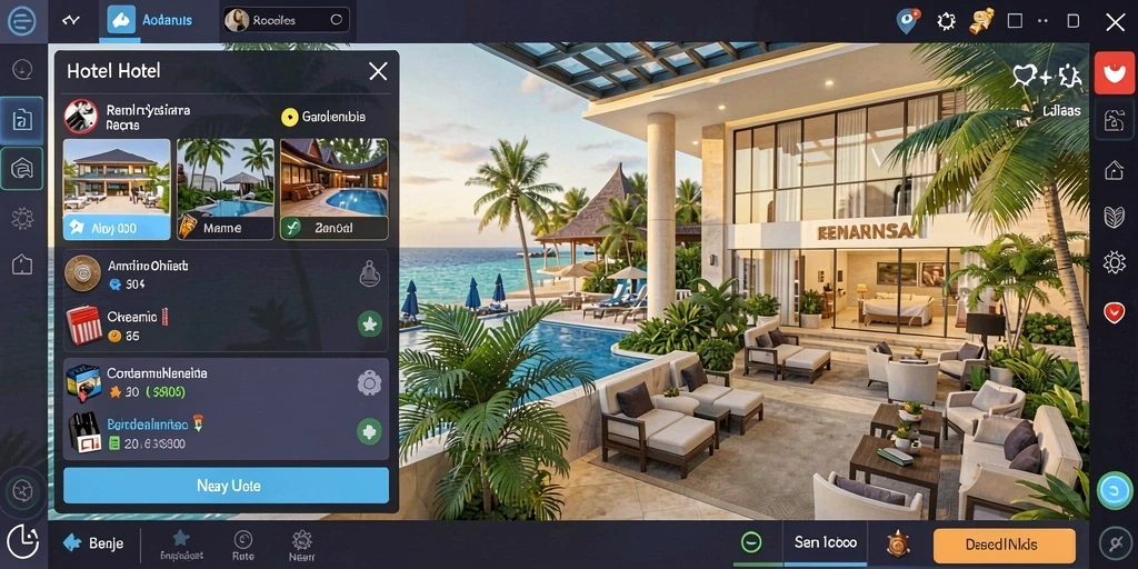 Tangkapan layar menampilkan grafik yang memukau.