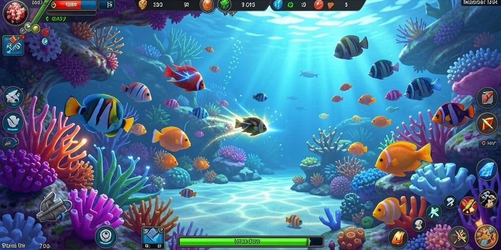 Tangkapan layar menampilkan tampilan antarmuka utama game MPONUSA.