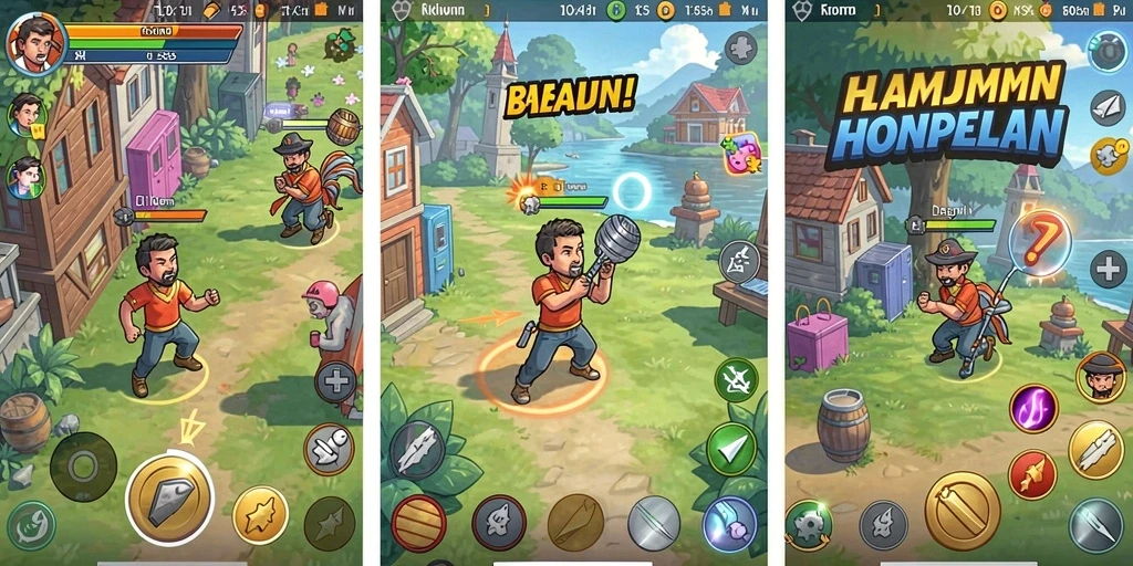 Tampilan menu utama yang menarik dan intuitif.