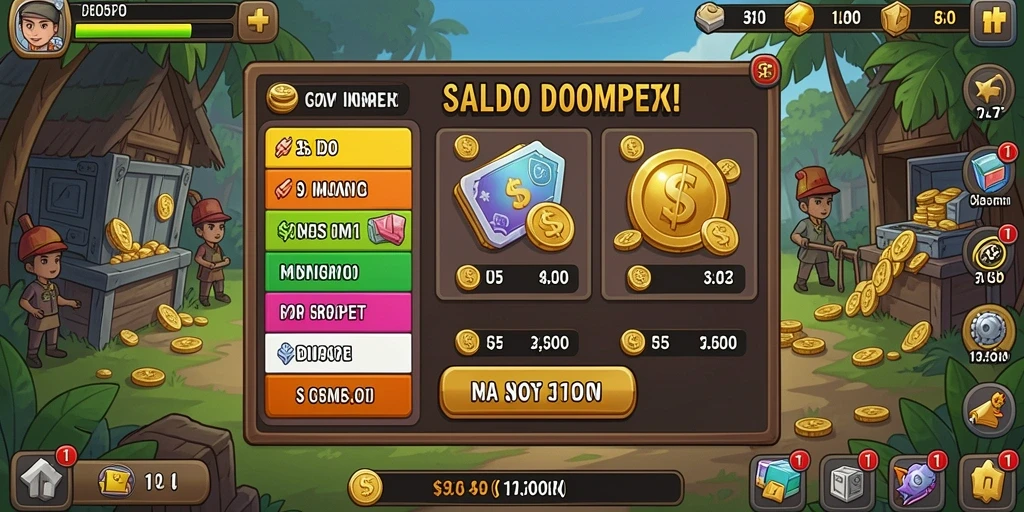 Tampilan awal menu yang menarik.