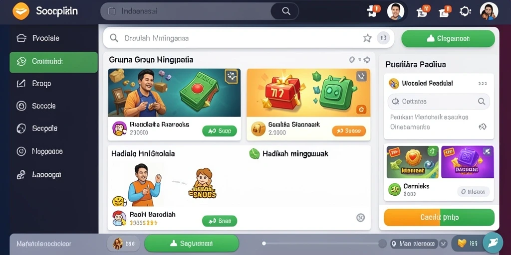 Tampilan antarmuka yang user-friendly dan mudah dinavigasi.