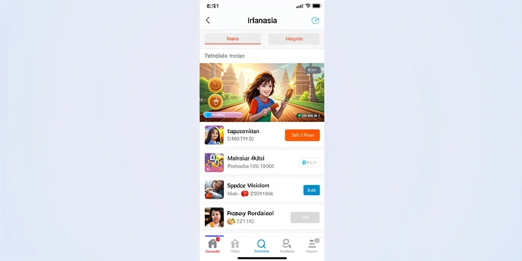 Tampilan antarmuka yang user-friendly.