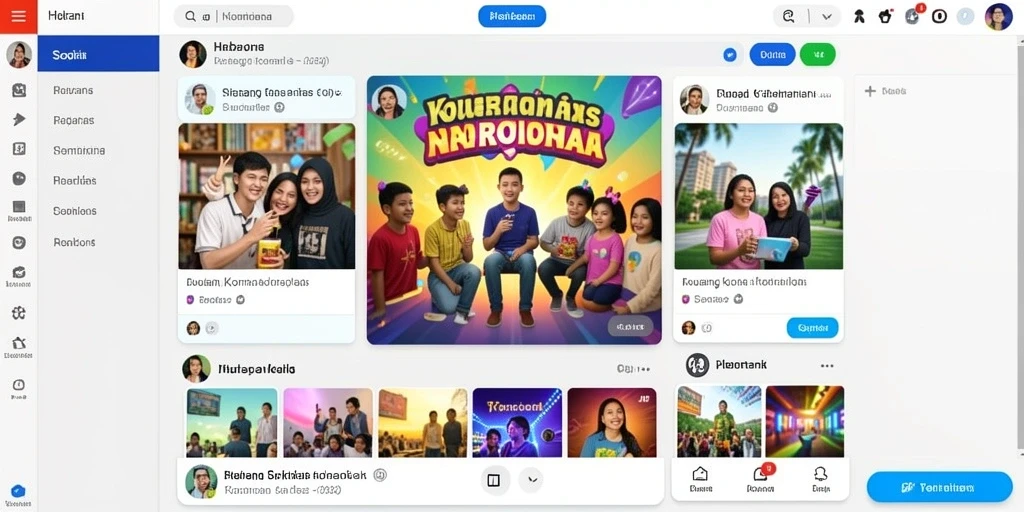 Tampilan karakter yang bisa dikustomisasi.